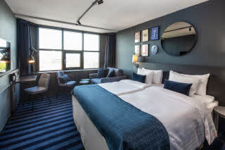 Foto: Jesper Rais Standard room of Scandic Falkoner in Copenhagen